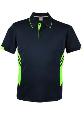 The Aussie Pacific Kids Tasman Polo is a 150gsm, driwear polyester polo shirt.  Ladies and Mens available.  30 colours.  Great branded polos from Aussie Pacific.