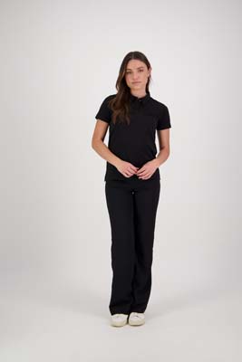 The Cloke Womens Element Polo is a 220gsm premium combed ring spun cotton polo.  5 colours. 8 - 22.  Great branded heavyweight polos from Cloke.