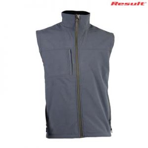 The Result Mens Classic Softshell Vest is a waterproof, breathable, windproof softshell vest. 2 colours. S - 5XL. Great bonded softshell vests from Result.