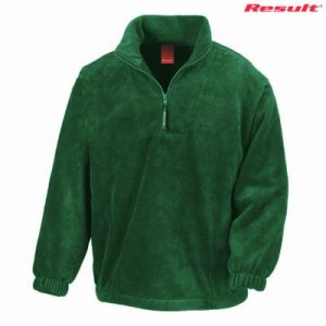 The Result Polartherm Adult 1/4 Zip Jacket is a 330gsm polyester 1/4 Zip Jacket. 6 colours. XS - 3XL. Embroidery. Great branded 1/3 Zip fleece jackets.
