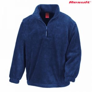 The Result Polartherm Adult 1/4 Zip Jacket is a 330gsm polyester 1/4 Zip Jacket. 6 colours. XS - 3XL. Embroidery. Great branded 1/3 Zip fleece jackets.