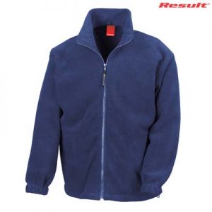 The Result Polartherm Adult Full Zip Jacket is a 330gsm polyester fleece. 6 colours. XS - 3XL. Great branded full zip fleece jackets from Result.