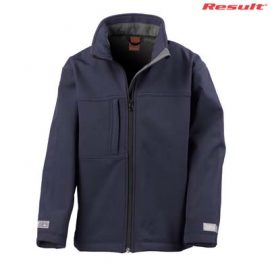 The Result Youth Classic Softshell Jacket is a waterproof, breathable, windproof softshell jacket.  2 colours.  S - 2XL.  Great bonded waterproof softshell jackets.