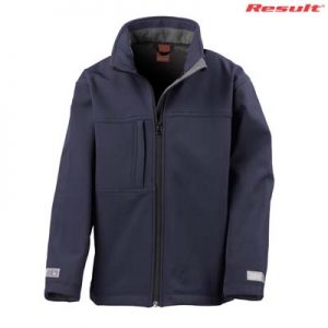 The Result Youth Classic Softshell Jacket is a waterproof, breathable, windproof softshell jacket.  2 colours.  S - 2XL.  Great bonded waterproof softshell jackets.