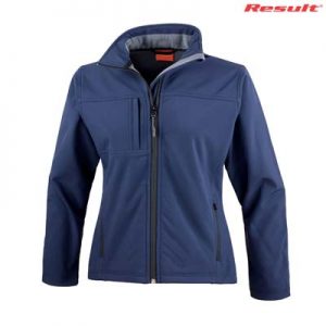 The Result Ladies Classic Softshell Jacket is a waterproof, breathable, windproof softshell jacket.  4 colours.  S - 2XL.  Great bonded waterproof softshell jackets.