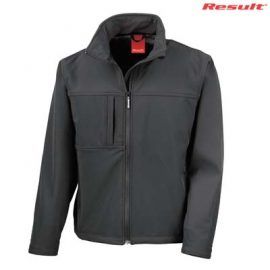 The Result Mens Classic Softshell Jacket is a waterproof, breathable, windproof softshell jacket.  4 colours.  S - 5XL.  Great bonded waterproof softshell jackets.