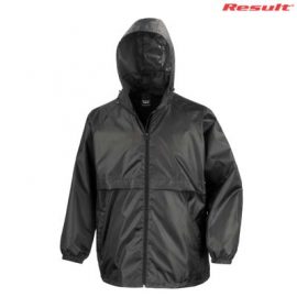 The Result Core Adult Lightweight Jacket is a relaxed fit, Stormdri outer, lightweight jacket.  Black or Navy.  S - 5XL.  Great branded lightweight jackets. 