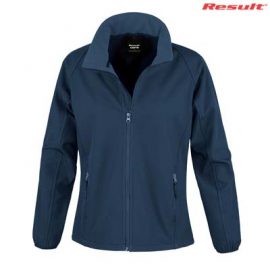 The Result Ladies Core Printable Softshell Jacket is a slim fit, polyester outer, microfleece inner softshell jacket.  4 colours.  XS - 3XL.  Great softshell jackets.