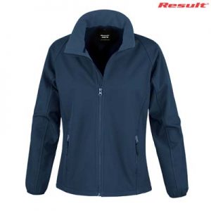 R231F Result Ladies Core Printable Softshell Jacket - Navy The Result Ladies Core Printable Softshell Jacket is a slim fit, polyester outer, microfleece inner softshell jacket. 4 colours. XS - 3XL. Great softshell jackets.