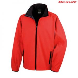 The Result Mens Core Printable Softshell Jacket is a slim fit, polyester outer, microfleece inner softshell jacket. 4 colours. S - 5XL. Great softshell jackets.