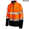 R450X Work-Guard Printable Softshell Safety Jacket – Orange/Black
