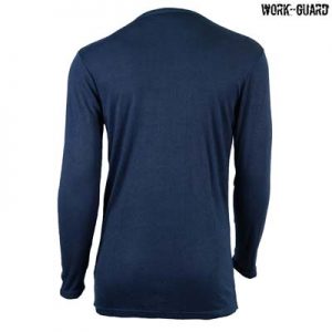The Work-Guard Round Neck Thermal Top is a 265gsm poly/viscose thermal top. Black or Navy. XS - 5XL. Great work thermals from Work-Guard.
