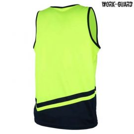 The Work-Guard Peak Performance Safety Singlet is a polyester, 135gsm hi vis singlet.  S - 5XL.  4 colours.  Great branded hi vis workwear from Work-Guard.