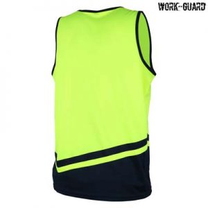 The Work-Guard Peak Performance Safety Singlet is a polyester, 135gsm hi vis singlet. S - 5XL. 4 colours. Great branded hi vis workwear from Work-Guard.