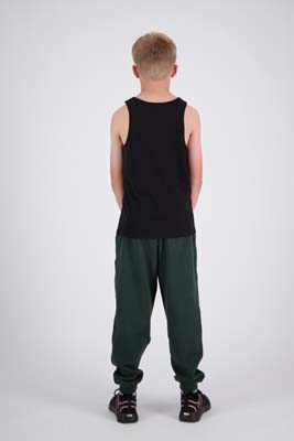 The Cloke Kids Concept Singlet is a combed ring spun cotton, 145gsm singlet.  In Black.  6 - 14.  Adult sizes available.  Great singlets from Cloke.