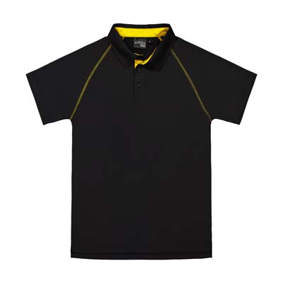 The Cloke Sport Kids XT Performance Polo is a 150gsm polyester performance polo.  11 colours.  6 - 14.  Great branded performance polos.
