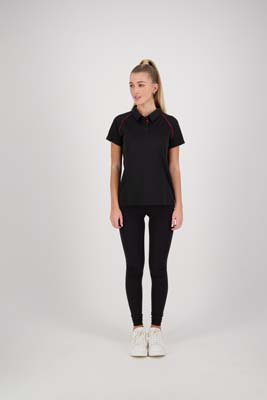 The Cloke Sport Womens XT Performance Pullover Polo is a 150gsm polyester performance polo. 13 colours. 8 - 22. Great branded performance polos.