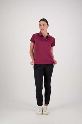 The Aurora Sport Womens XT Performance Pullover Polo is a 150gsm polyester performance polo. 13 colours. 8 - 22. Great branded performance polos.