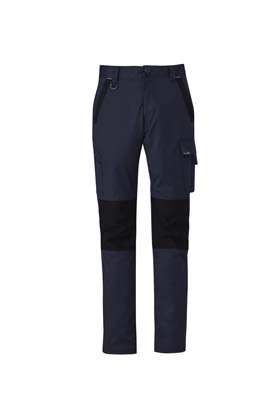 ZP550 Syzmik Streetworx Tough Pant - Navy The Syzmik Streetworx Tough Pant is a polyester/cotton tough work pant. 4 colours. 72 - 132. Great tough pants and Streetworx workwear from Syzmik.