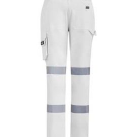 The Syzmik Womens Bio Motion Taped Pant is a 280gsm, cotton drill work pant.  Bio Motion.  8 - 24.  Great taped pants and workwear from Syzmik.