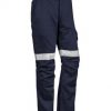 The Syzmik Mens Rugged Cooling Taped Pant is a square weave cotton ripstop, 240gsm pant.  Navy.  72 - 132.  Great pants and workwear from Syzmik.