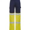 ZP980 Syzmik Bio Motion Hi Vis Taped Pant – Yellow/Navy