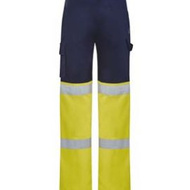 The Syzmik Bio Motion Hi Vis Taped Pant is a 240gsm, cotton drill work pant.  Bio Motion.  72 - 132.  Great taped pants and workwear from Syzmik.