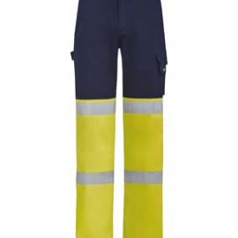 The Syzmik Bio Motion Hi Vis Taped Pant is a 240gsm, cotton drill work pant.  Bio Motion.  72 - 132.  Great taped pants and workwear from Syzmik.