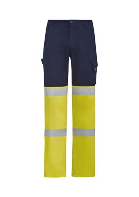 ZP980 Syzmik Bio Motion Hi Vis Taped Pant - Yellow/Navy The Syzmik Bio Motion Hi Vis Taped Pant is a 240gsm, cotton drill work pant. Bio Motion. 72 - 132. Great taped pants and workwear from Syzmik.