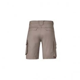 The Syzmik Mens Streetworx Curved Cargo Short is a 98% cotton cargo short.  4 colours.  72 - 132.  Great cargo shorts and workwear from Syzmik.