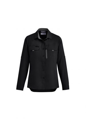 The Syzmik Womens Outdoor Long Sleeve Shirt is a 100% polyester ripstop lightweight work shirt. 6 colours. 6 - 24. Great branded long sleeve work shirts.