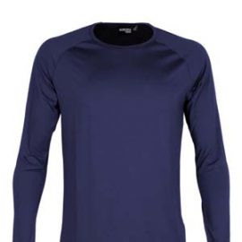 The Aurora Sports Kids Stadium Long Sleeve Tee is a 150gsm, 90% polyester, long sleeve tee.  3 colours. 4 - 14.  Great branded long sleeve performance tees.