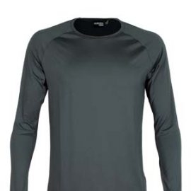 The Aurora Sports Stadium Long Sleeve Tee is a 150gsm, 90% polyester, long sleeve tee.  3 colours.  S - 5XL.  Great branded long sleeve performance tees.