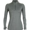 SQW Aurora Sports Womens Stadium Quarter Zip – Grey