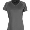 XTG Aurora Sports Womens XT Performance Tee – Dark Grey
