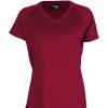 XTG – Aurora Sports Womens XT Performance Tee – Maroon