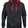 XTH Aurora Sports XT Performance Pullover Hoodie – Black/Red