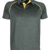 XTP Aurora Sports XT Performance Polo – Black/Gold