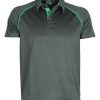 XTP Aurora Sports XT Performance Polo – Black/Kelly