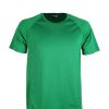 The Aurora Sports Kids XT Performance Tee is a v-neck, polyester performance tee.  Quick dry.  9 colours.  6 - 14.  Great performance sports wear.