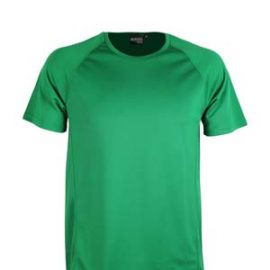 The Aurora Sports Kids XT Performance Tee is a v-neck, polyester performance tee.  Quick dry.  9 colours.  6 - 14.  Great performance sports wear.