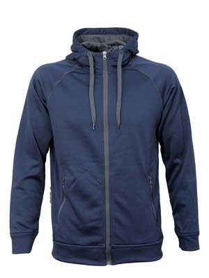 The Aurora Sport XT Performance Zip Hoodie is a 270gsm polyester performance hoodie. Black or Navy. S - 5XL. Great branded performance hoodies.