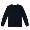T404 Cloke Womens Loafer Long Sleeve Tee – Black