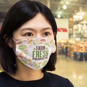 The TRENDS Reusable Face Mask Full Colour - Large is a reusable face mask which protects with 2 layers of 140gsm polyester.  Full colour branded face masks.