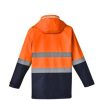 ZJ220 Syzmik Hi Vis Basic 4 in 1 Waterproof Jacket – Orange/Navy