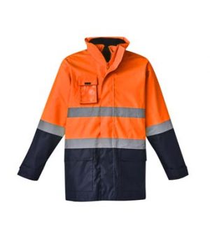 The Syzmik Hi Vis Basic 4 in 1 Waterproof Jacket is a 4 in Jacket, waterproof to 3000mm. 2 colours. XXS - 7XL. Great hi vis waterproof jackets from Syzmik.