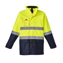 The Syzmik Hi Vis Basic 4 in 1 Waterproof Jacket is a 4 in Jacket, waterproof to 3000mm.  2 colours.  XXS - 7XL.  Great hi vis waterproof jackets from Syzmik.
