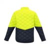 ZJ420 Syzmik Hexagonal Puffer Jacket – Hi Viz Yellow/Navy