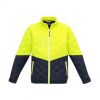 ZJ420 Syzmik Hexagonal Puffer Jacket – Hi Viz Yellow/Navy