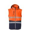 ZJ453 Syzmik Streetworx 2 in 1 Stretch Softshell Jacket – Hi Vis Orange/Navy
